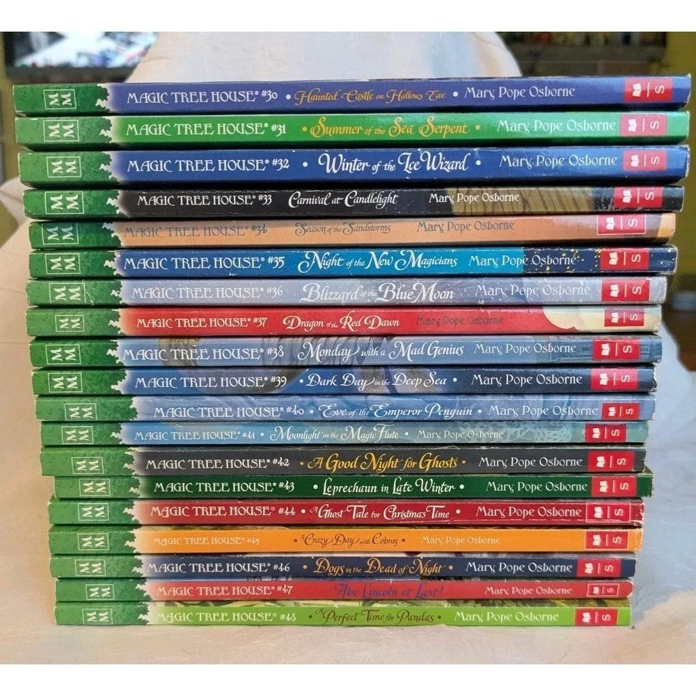 Magic Tree House Books Lot Of 18 Mary Pope Osnorne 30 - 48 Set Chapter Series